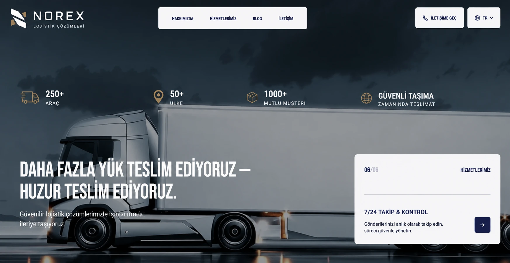 Lojistik Web Tasarımı
