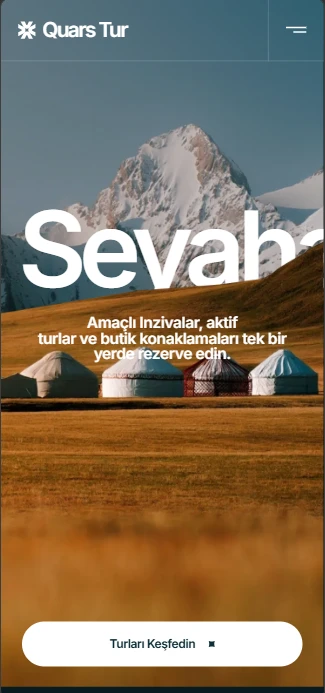Tur Acentesi mobil görünüm